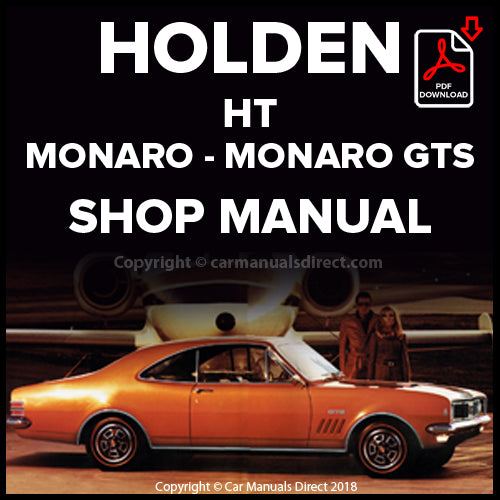 HOLDEN HT Monaro and Monaro GTS 1969-1970 Comprehensive Workshop Manual | PDF Download | carmanualsdirect