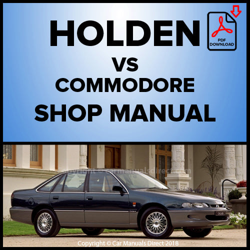 HOLDEN VS Commodore 1995–1997 Workshop Manual PDF | Executive, Acclaim ...