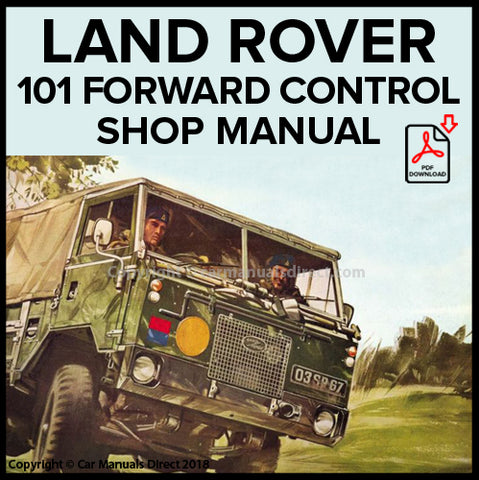 LAND ROVER Forward Control 1972-1978 Factory Workshop Manual | PDF Download | carmanualsdirect