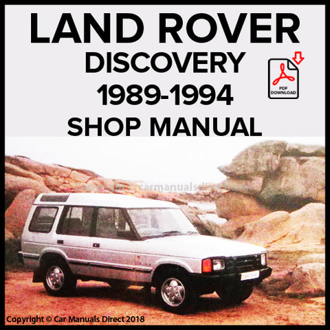 LAND ROVER Discovery 1989-1994 Factory Workshop Manual | PDF Download | carmanualsdirect