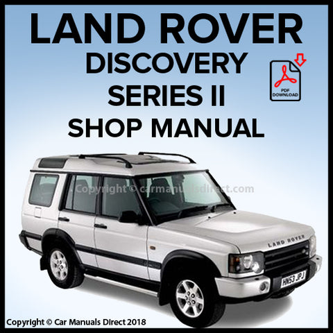 LAND ROVER Discovery 2 1999-2004 Factory Workshop Manual | PDF Download | carmanualsdirect
