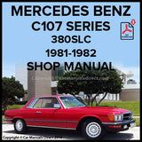 MERCEDES BENZ C107 380SLC 1981-1982 Factory Workshop Manual | PDF Download | carmanualsdirect