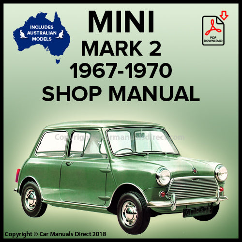 Austin Mini | Morris Mini | Austin Mini Super Deluxe | Morris Mini Super Deluxe | Mark 2 | Workshop Manual | carmanualsdirect