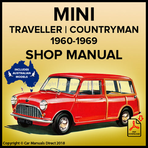 Austin Mini Countryman | Morris Mini Traveller | Mark 1 | Mark 2 | Workshop Manual | carmanualsdirect
