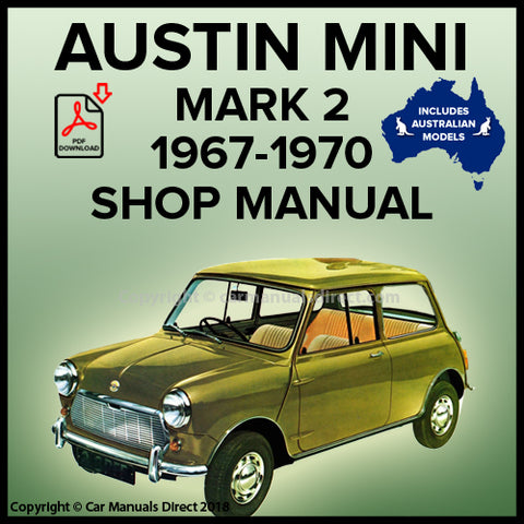 MORRIS MINI Mark 2 1967-1970 Factory Workshop Manual | PDF Download | carmanualsdirect