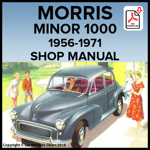 Morris Minor 1000 2 Door Saloon, Morris Minor 1000 4 Door Saloon, Morris Minor 1000 Convertible Factory Workshop Manual | PDF Download | carmanualsdirect