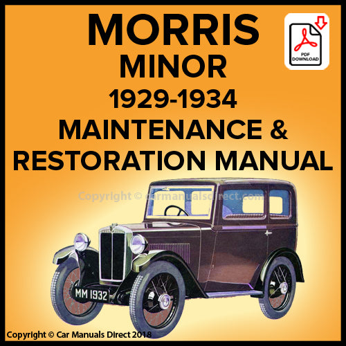 MORRIS Minor 1929-1934 Comprehensive Workshop and Restoration Manual | PDF Download | carmanualsdirect
