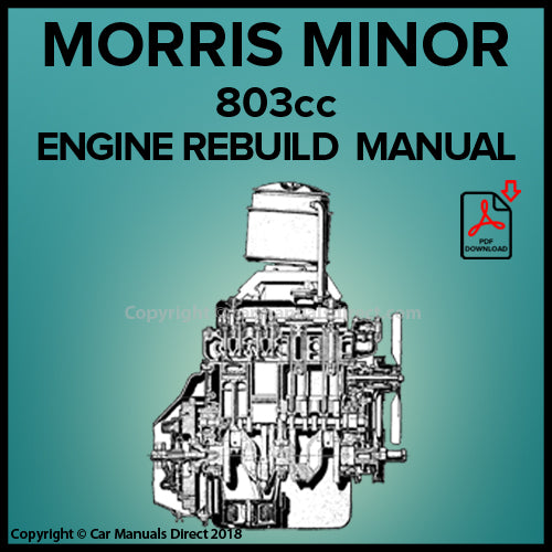 Morris Minor 803cc Factory Engine Rebuild Manual | PDF Download | carmanualsdirect