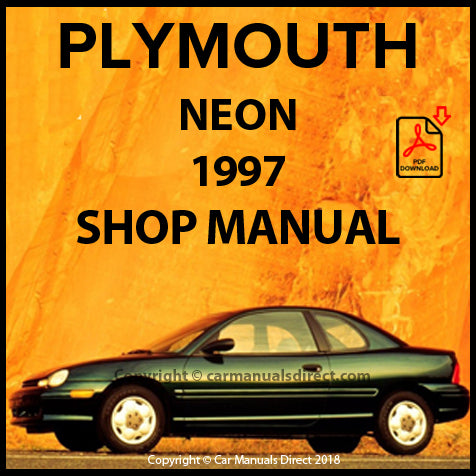 PLYMOUTH 1997 Neon Highline - Sport - Expresso - EX - Style Factory Workshop Manual | PDF Download | carmanualsdirect