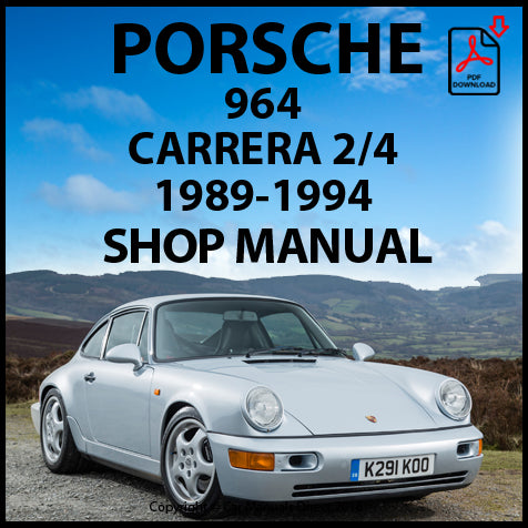 Porsche 911 (964) Carrera 2, Porsche 911 (964) Carrera 4 Factory Workshop Manual | PDF Download | carmanualsdirect