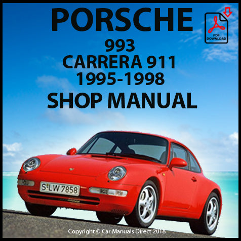 洋書 Porsche 911 Carrera type993 SV Manual Porsche 911 Carrera (Type 993) Service Manual 1995, 1996