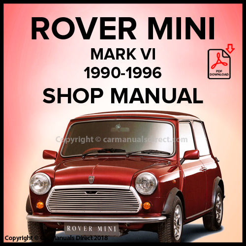 ROVER MINI Mark VI 1990-1996 Factory Workshop Manual | PDF Download | carmanualsdirect