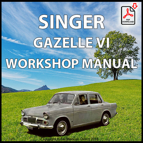 SINGER Gazelle VI 1965 -1967 Factory Workshop Manual | PDF Download | carmanualsdirect