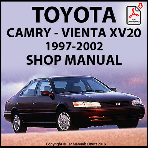 TOYOTA Camry and Vienta XV20 1997-2001 Factory Workshop Manual | PDF Download | carmanualsdirect