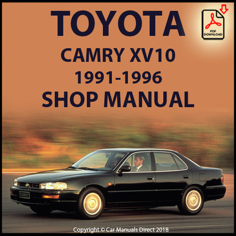 TOYOTA Camry XV10 Wide Body 1991-1996 Factory Workshop Manual | PDF Download | carmanualsdirect