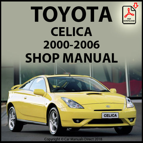 TOYOTA Celica (T230) 2000-2006 Factory Workshop Manual | PDF Download | carmanualsdirect