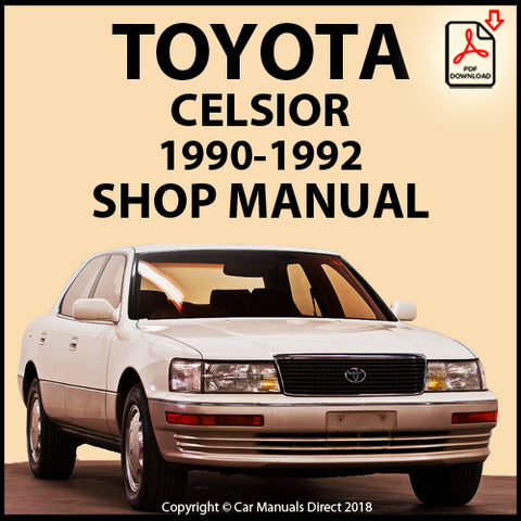TOYOTA Celsior UCF10 1990-1992 Factory Workshop Manual | PDF Download | carmanualsdirect