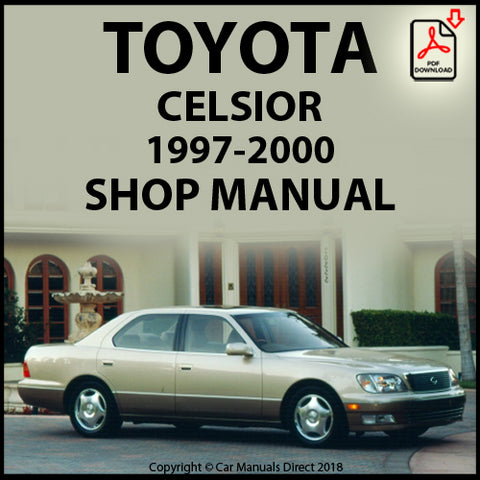 TOYOTA Celsior UCF20 1997-2000 Factory Workshop Manual | PDF Download | carmanualsdirect