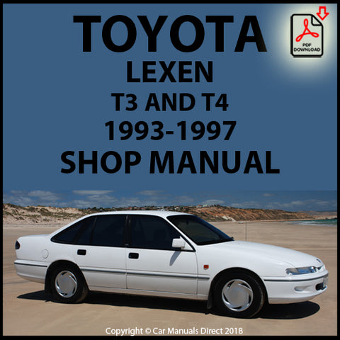 TOYOTA Lexcen T3 and T4 1993-1997 Comprehensive Workshop Manual | PDF Download | carmanualsdirect