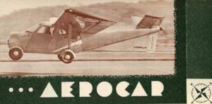 Aerocar Cira 1949 Sales Literature - FREE