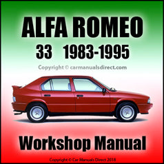 Alfa Romeo 33 | 33 Sport Wagon | Sport Wagon 4x4 | Factory Workshop Manual | carmanualsdirect