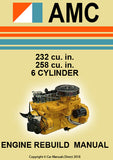 AMC 232 cu. in. - 258 cu. in. - 6 Cylinder Engine Factory Rebuild Workshop Manual | PDF Download | carmanualsdirect