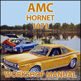 AMC Hornet 2 Door Hatchback  | Hornet 2 Door Sedan | Hornet 4 Door Sedan | Hornet 4 Door Sportabout Wagon | 1973 | Workshop Manual | carmanualsdirect