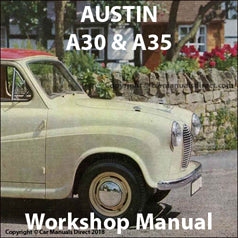 Austin A30 Saloon | A30 Van | A30 Countryman | A35 Saloon |A35 Countryman| A35 Van | Workshop Manual | carmanualsdirect