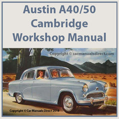 AUSTIN A40 Cambridge | A50 Cambridge | 1954-1957 | Workshop Manual | PDF Download | carmanualsdirect