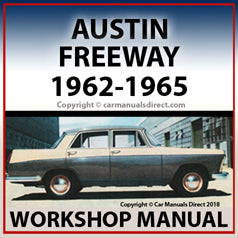 AUSTIN Freeway - Saloon Mark 1 - Station Wagon Mark 1 - Saloon Mark 2 - Station Wagon Mark 2 - 1962-1966 - Factory Workshop Manual | carmanualsdirect