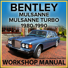 BENTLEY Mulsanne & Mulsanne Turbo 1980-1990 Comprehensive Factory Workshop Manual | carmanualsdirect
