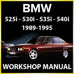 BMW E34 - 525i - 530i - 535i - 540i - 1989-1995 - Comprehensive Factory Workshop Manual | carmanualsdirect