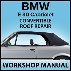 BMW E30 - Electric - Hydraulic Convertible Roof - Factory Adjustment and Repair Manual - PDF Download | carmanualsdirect