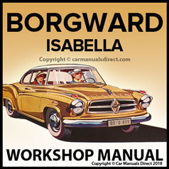 BORGWARD - Isabella - 1954-1962 - Comprehensive Factory Workshop Manual - PDF Download | carmanualsdirect