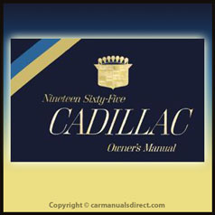 Cadillac 1965 Owners Hand Book - FREE!