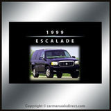 Cadillac Escalade 1999 Owners Hand Book - FREE