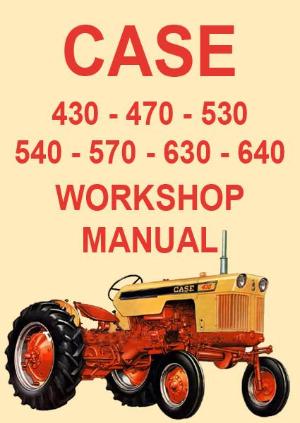 Case 1270/1370 Tractor Service Manual – Repair Shop Book, NEW With Binder, 1,370 Pages