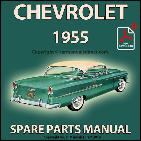 Chevrolet 1955 Spare Parts Manual - FREE DOWNLOAD | carmanualsdirect