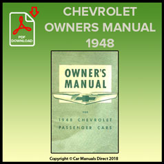 Chevrolet 1948 Owners Handbook - FREE