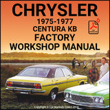 CHRYSLER 1975-1977 Centura XL and GL KB Series Factory Workshop Manual | carmanualsdirect