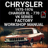 CHRYSLER 1975-76 CHARGER XL and 770 VK Series Factory Workshop Manual | carmanualsdirect