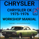 CHRYSLER 1975-76 Chrysler CK Series Workshop Manual | carmanualsdirect