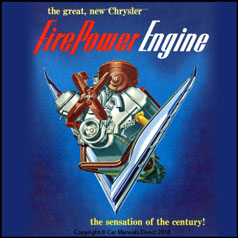 Chrysler Firepower Engine 1951 - Sales Literature - FREE