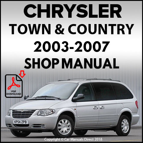 Chrysler 2003-2007 Town and Country Factory Workshop Manual | PDF Download | carmanualsdirect