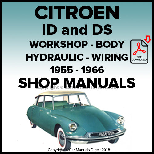 CITROEN 1955-1966 ID19 and DS19 Factory Workshop Manual | PDF Download | carmanualsdirect