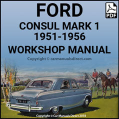FORD Consul Mark 1 1951-1956 Factory Workshop Manual | PDF Download | carmanualsdirect