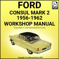 FORD 1956-1962 Consul Mark 2 Factory Workshop Manual | PDF Download | carmanualsdirect
