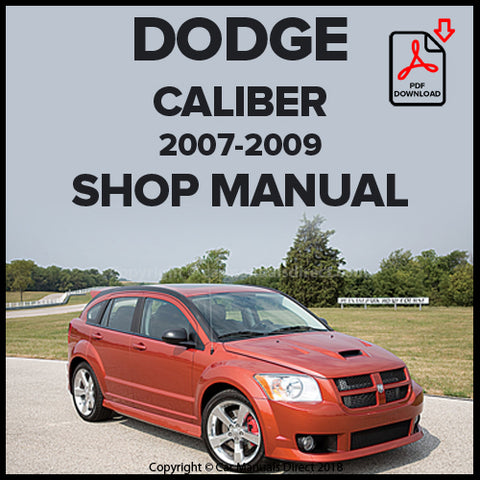 DODGE 2007-2009 Caliber Factory Workshop Manual | PDF Download | carmanualsdirect