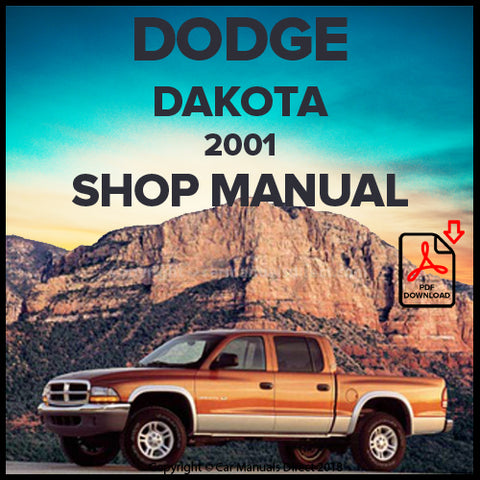 DODGE 2001 Dakota - Sport - SLT Pick Up Factory Workshop Manual | PDF Download| carmanualsdirect