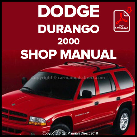 DODGE 2000 Durango SUV Factory Workshop Manual | PDF Download | carmanualsdirect